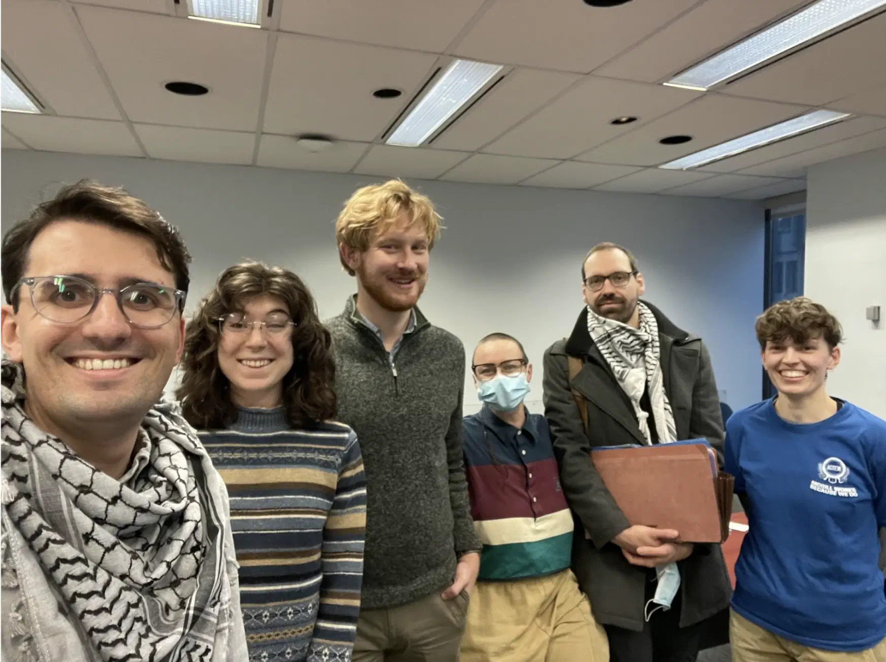 Members of your November 24th bargaining team, post-bargaining.